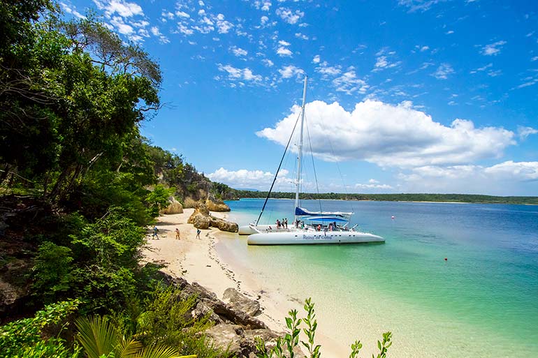 Cuban northern coastal beach.