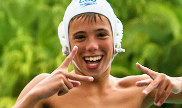 Cuban boy swimmer.